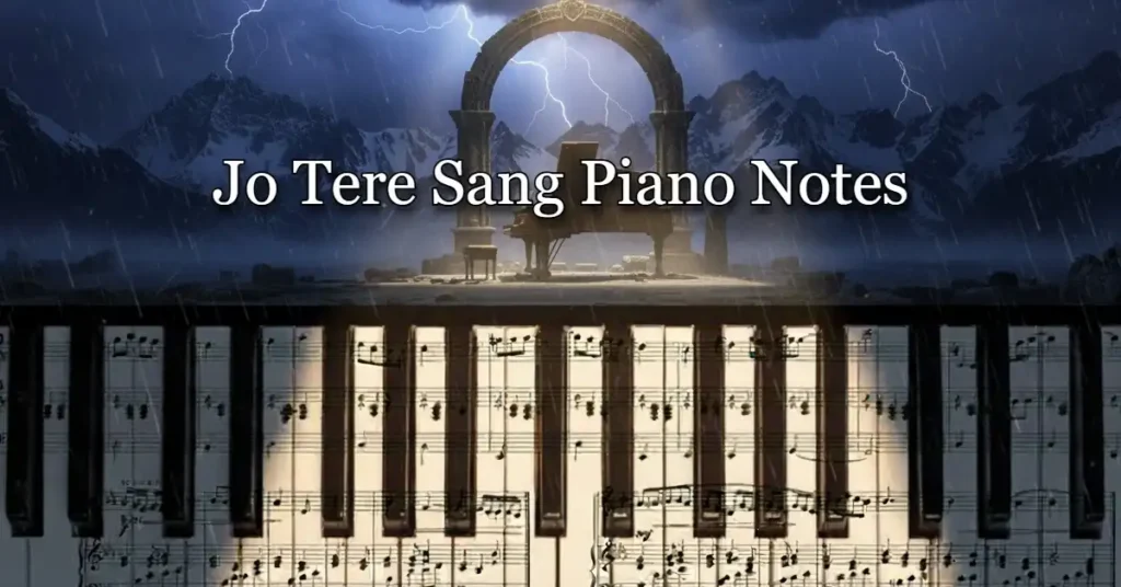 Jo Tere Sang Piano Notes