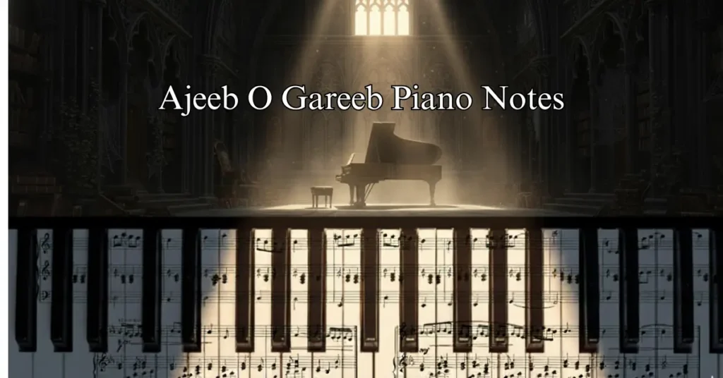 Ajeeb O Gareeb Piano Notes