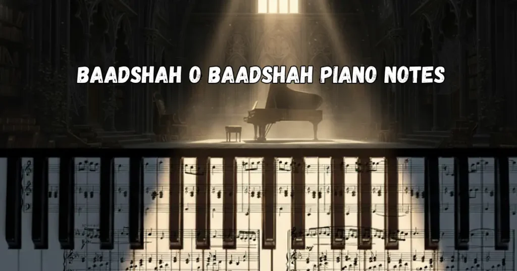 Baadshah O Baadshah Piano Notes