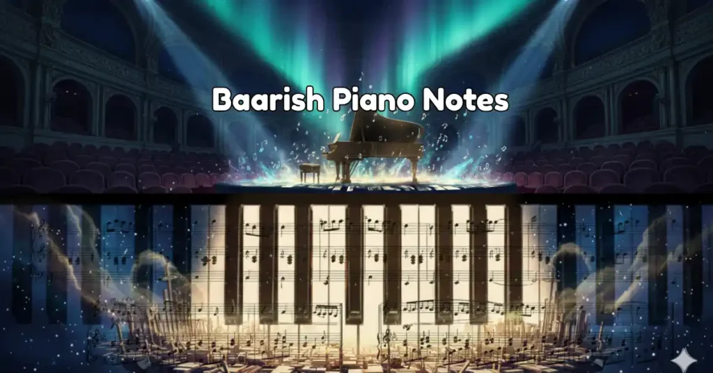 Baarish Piano Notes