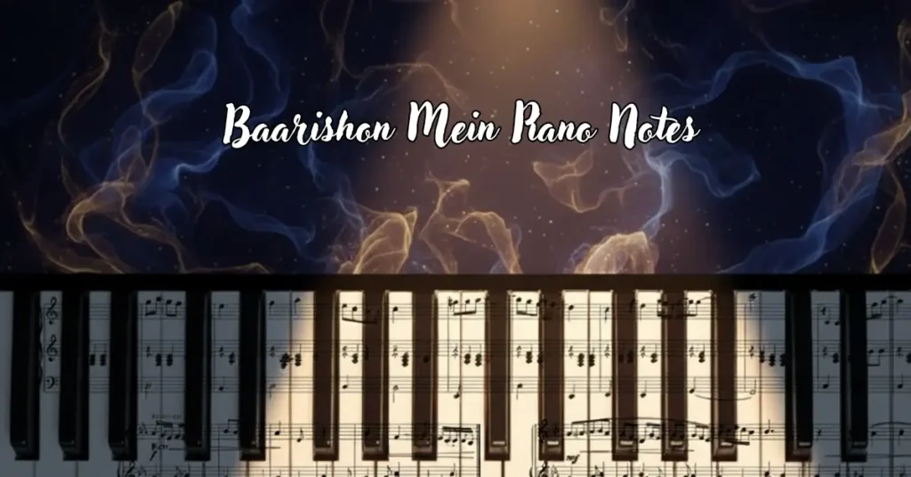 Baarishon Mein Piano Notes