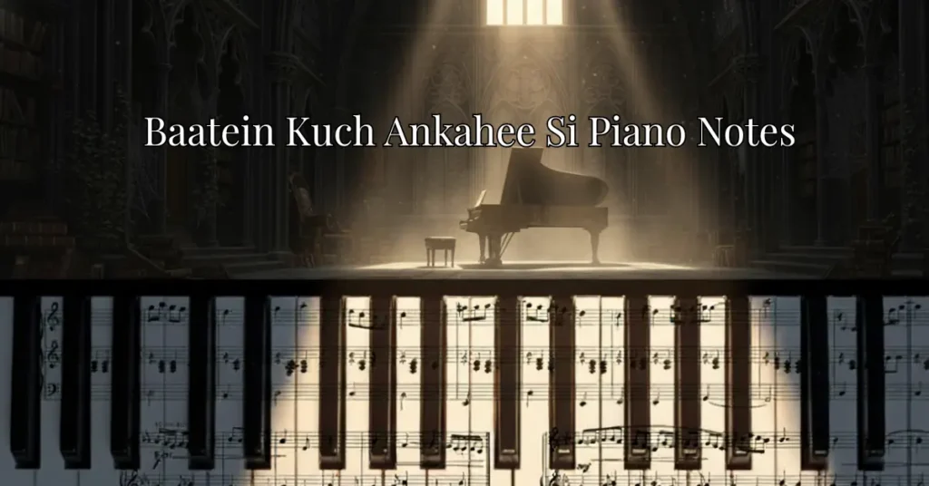 Baatein Kuch Ankahee Si Piano Notes