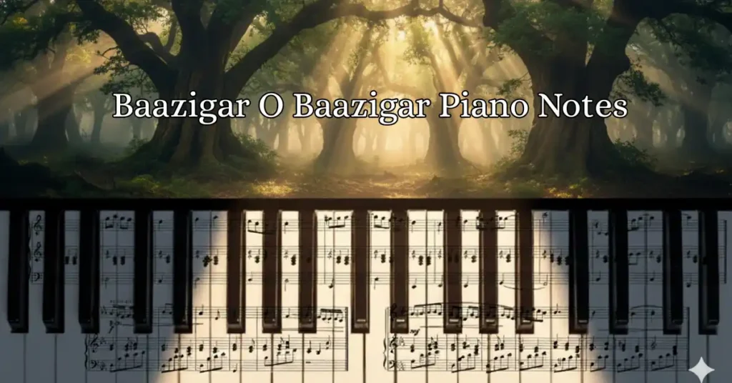 Baazigar O Baazigar Piano Notes