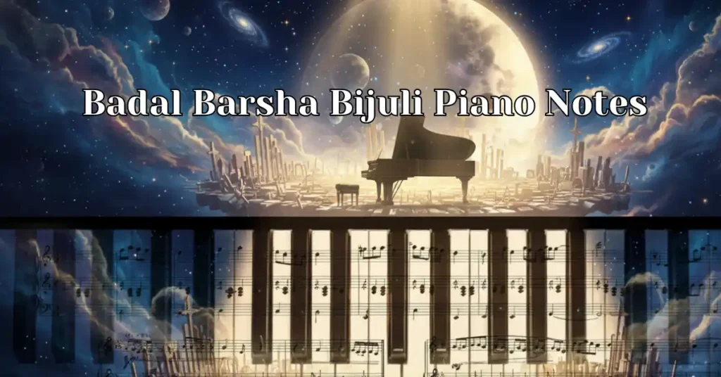 Badal Barsha Bijuli Piano Notes