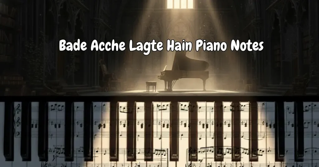 Bade Acche Lagte Hain Piano Notes