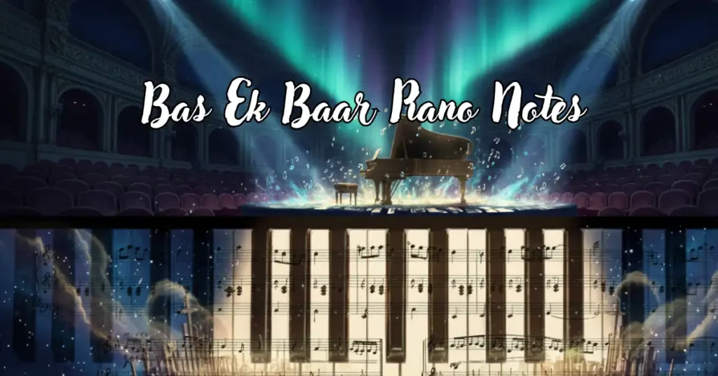 Bas Ek Baar Piano Notes