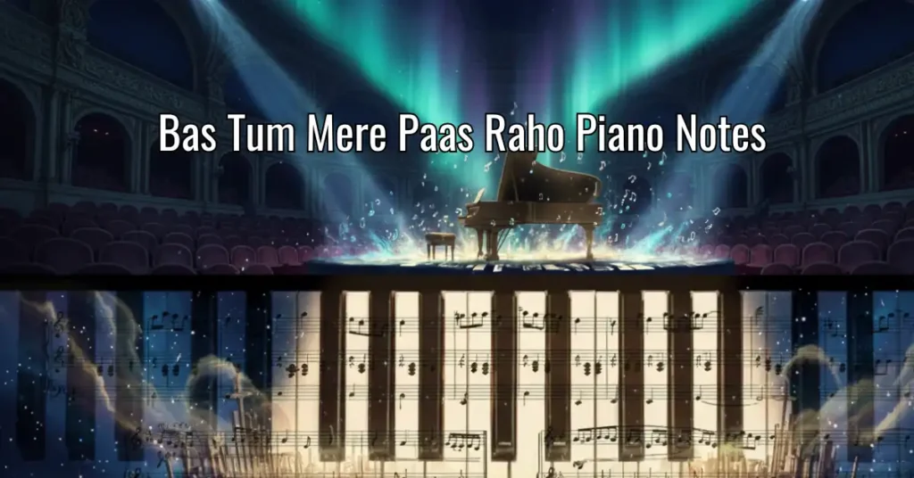 Bas Tum Mere Paas Raho Piano Notes