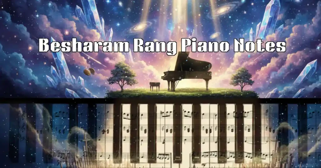 Besharam Rang Piano Notes