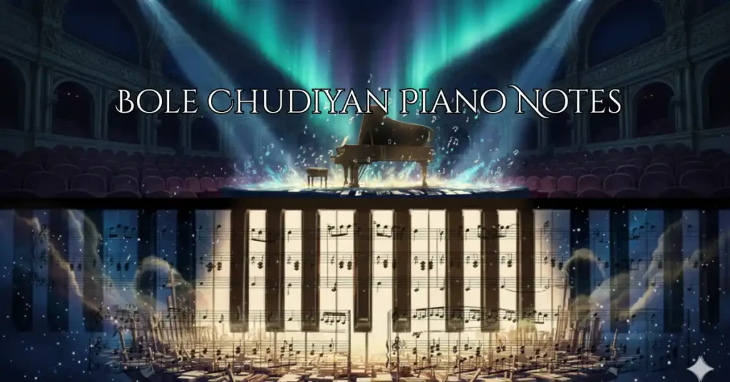 Bole Chudiyan Piano Notes
