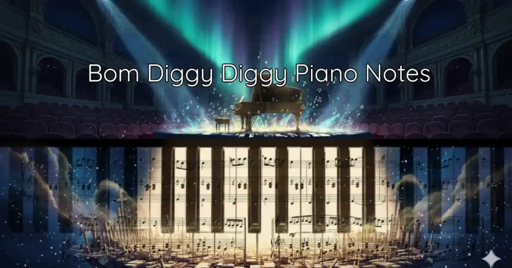 Bom Diggy Diggy Piano Notes