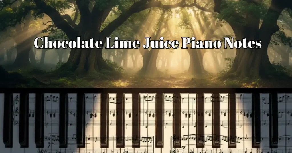 Chocolate Lime Juice Piano Notes