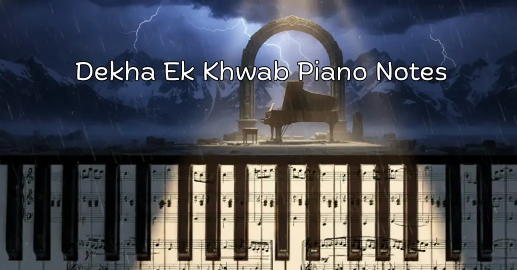 Dekha Ek Khwab Piano Notes