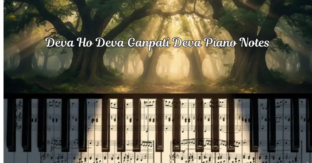 Deva Ho Deva Ganpati Deva Piano Notes