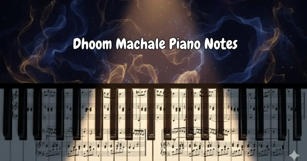 Dhoom Machale Piano Notes