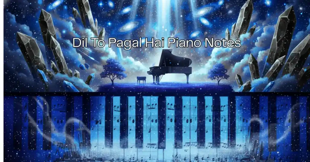 Dil To Pagal Hai Piano Notes