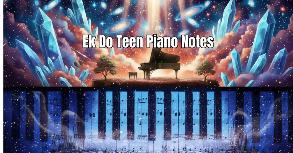 Ek Do Teen Piano Notes