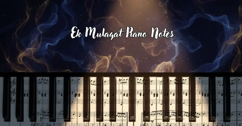 Ek Mulaqat Piano Notes