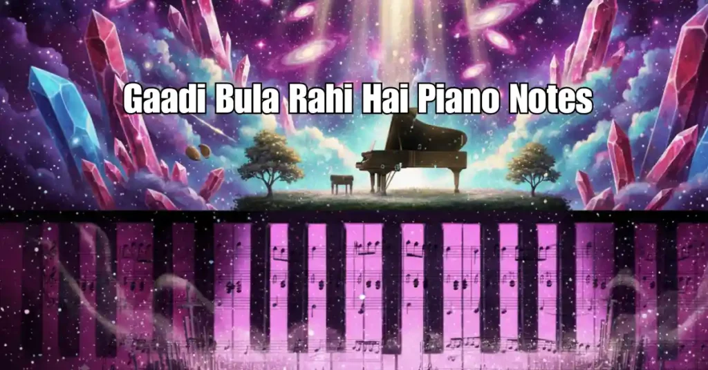 Gaadi Bula Rahi Hai Piano Notes