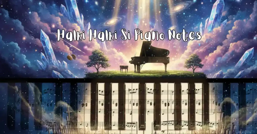 Halki Halki Si Piano Notes
