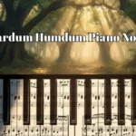 Hardum Humdum Piano Notes