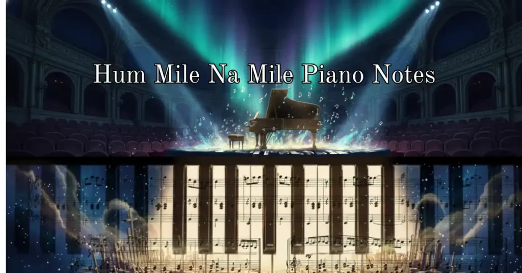 Hum Mile Na Mile Piano Notes