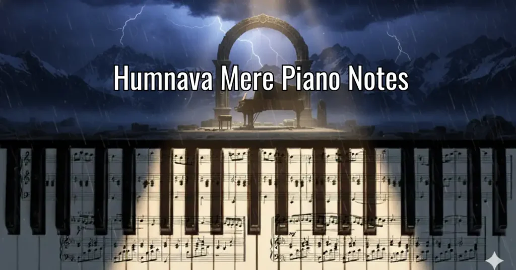 Humnava Mere Piano Notes