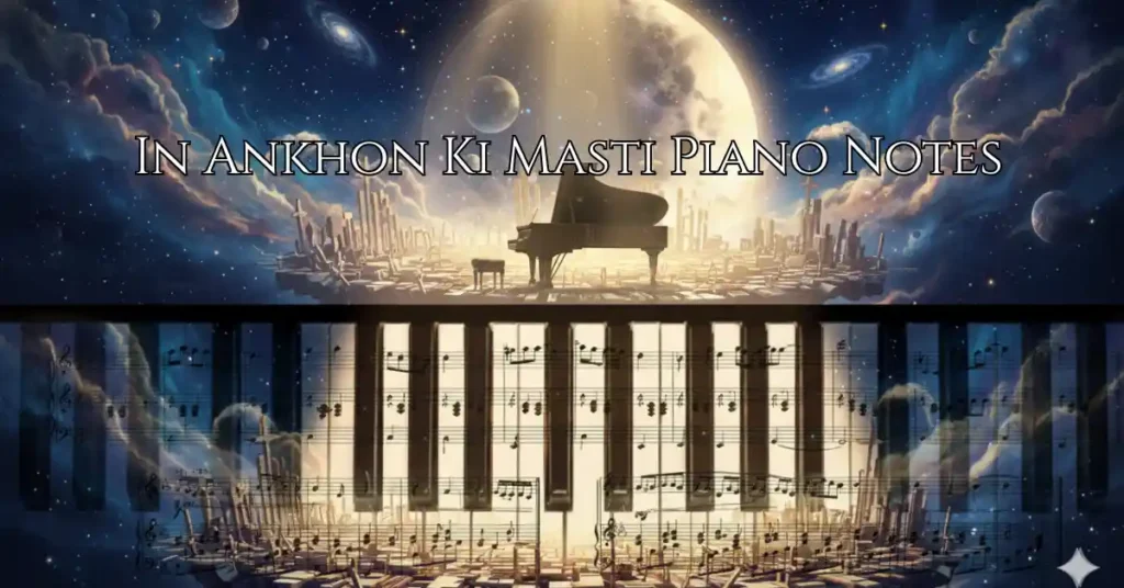 In Ankhon Ki Masti Piano Notes