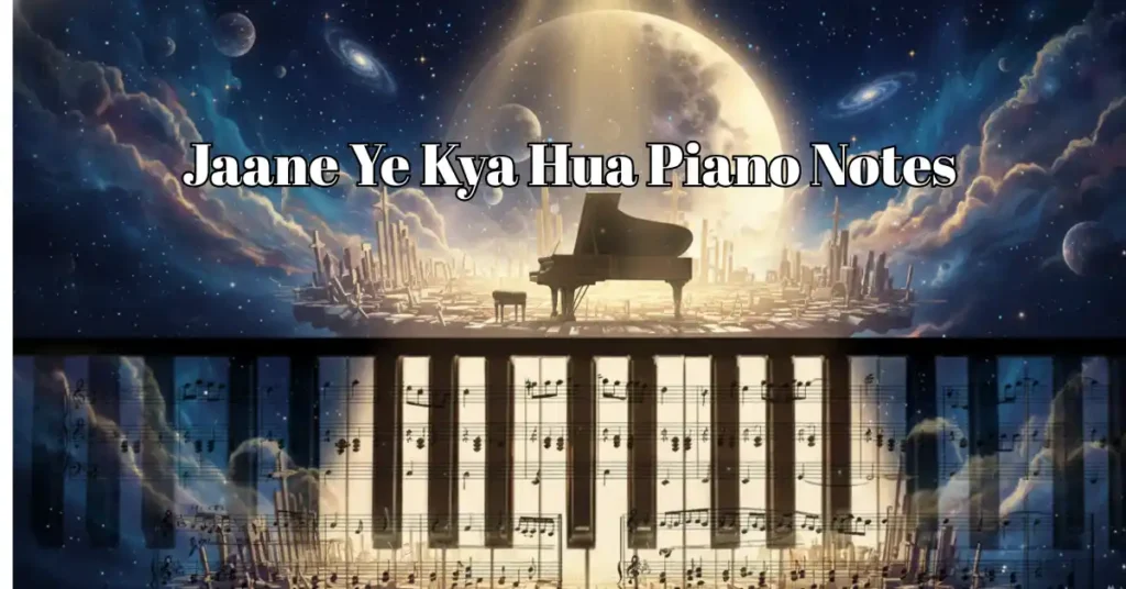 Jaane Ye Kya Hua Piano Notes
