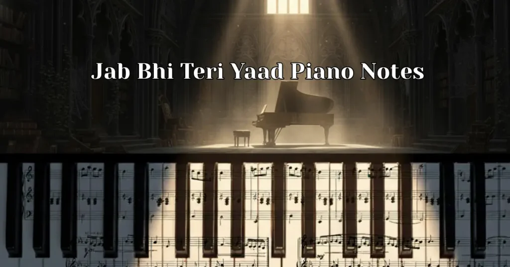 Jab Bhi Teri Yaad Piano Notes