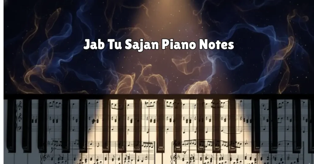 Jab Tu Sajan Piano Notes