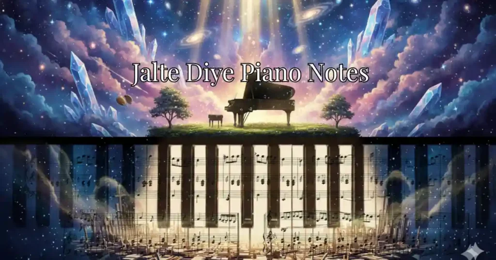 Jalte Diye Piano Notes