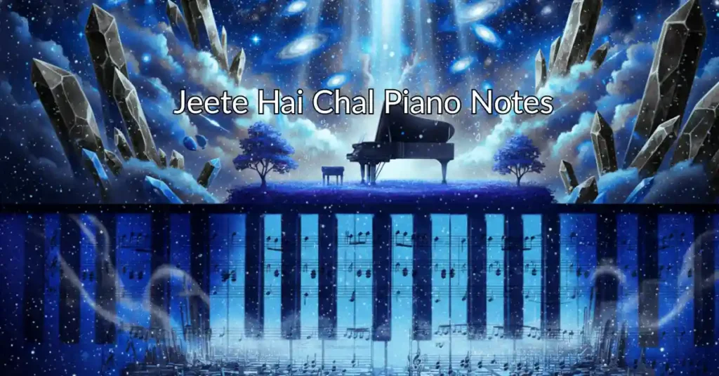 Jeete Hai Chal Piano Notes