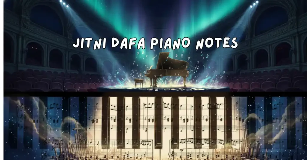 Jitni Dafa Piano Notes
