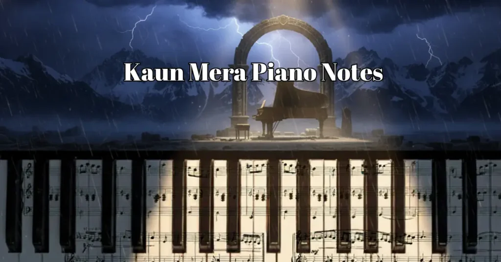 Kaun Mera Piano Notes
