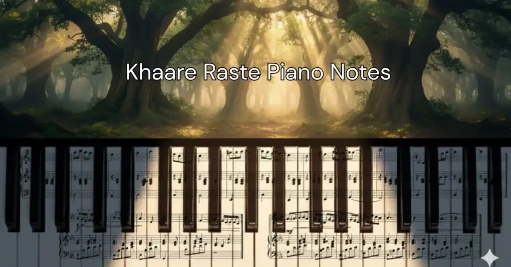 Khaare Raste Piano Notes