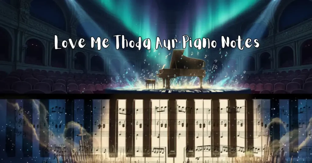 Love Me Thoda Aur Piano Notes