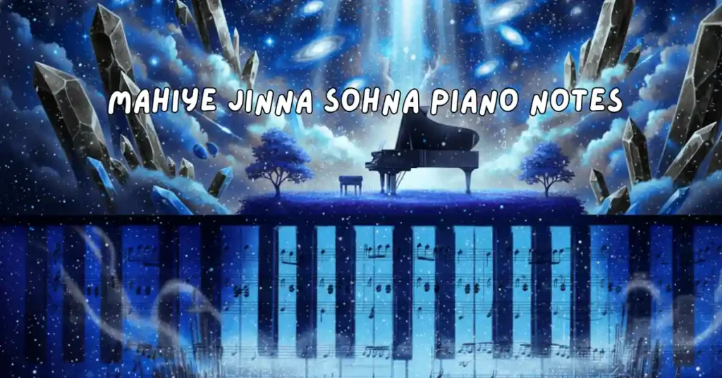 Mahiye Jinna Sohna Piano Notes