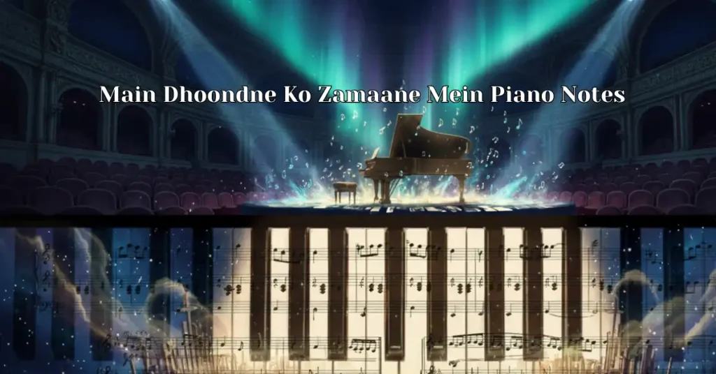 Main Dhoondne Ko Zamaane Mein Piano Notes