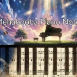 Mehabooba Piano Notes