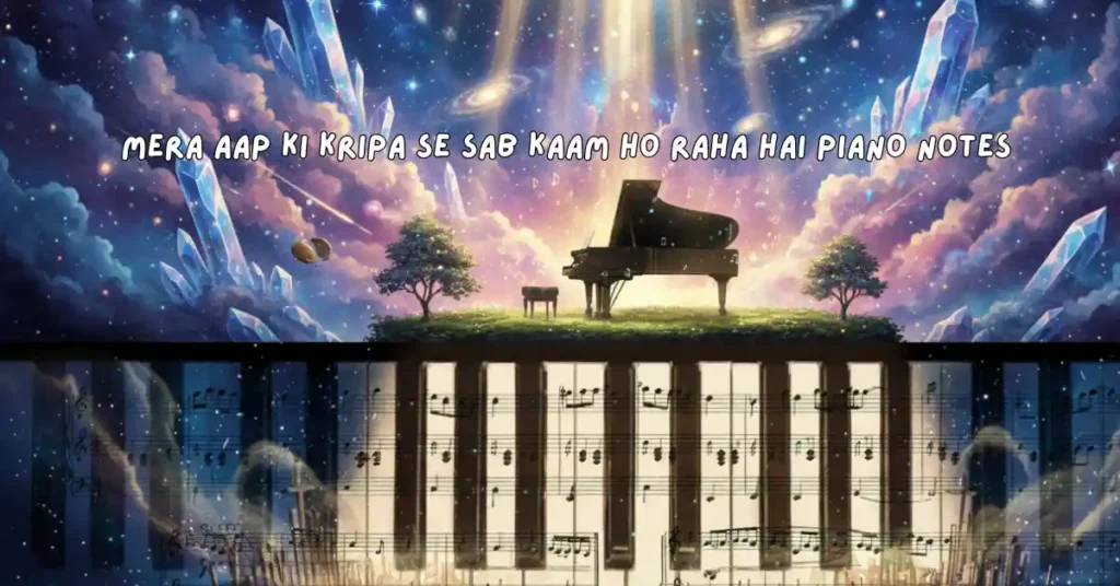 Mera Aap Ki Kripa Se Sab Kaam Ho Raha Hai Piano Notes