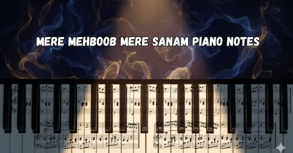 Mere Mehboob Mere Sanam Piano Notes