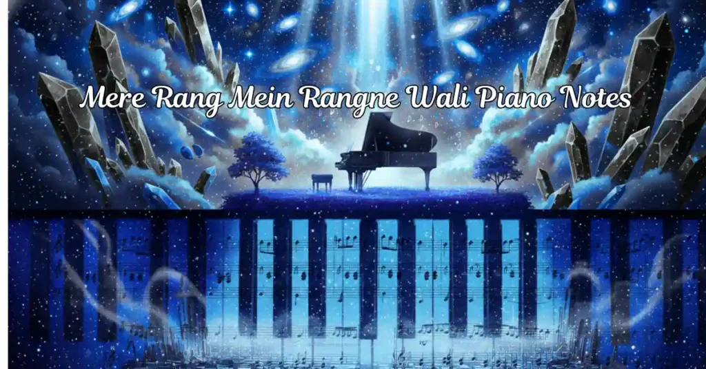 Mere Rang Mein Rangne Wali Piano Notes