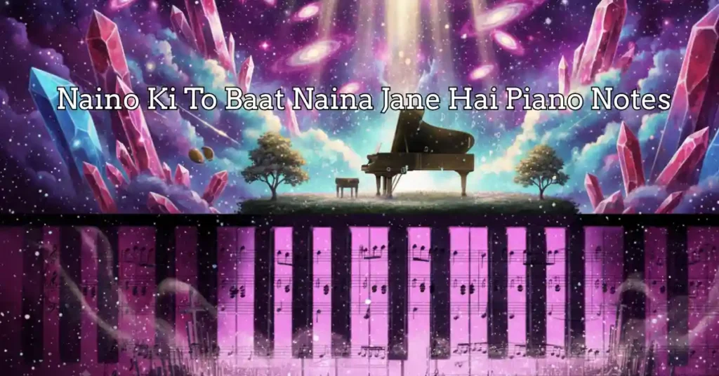 Naino Ki To Baat Naina Jane Hai Piano Notes