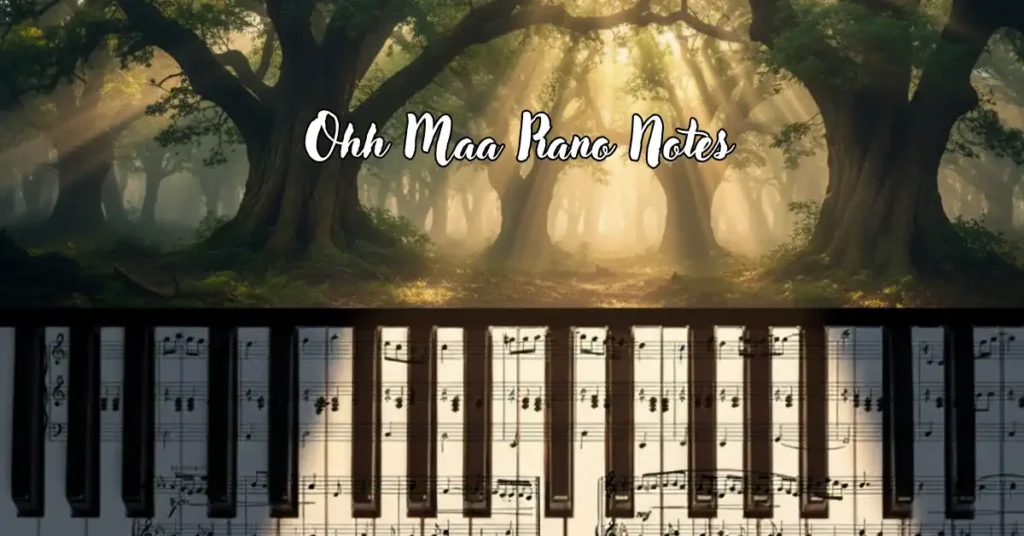 Ohh Maa Piano Notes