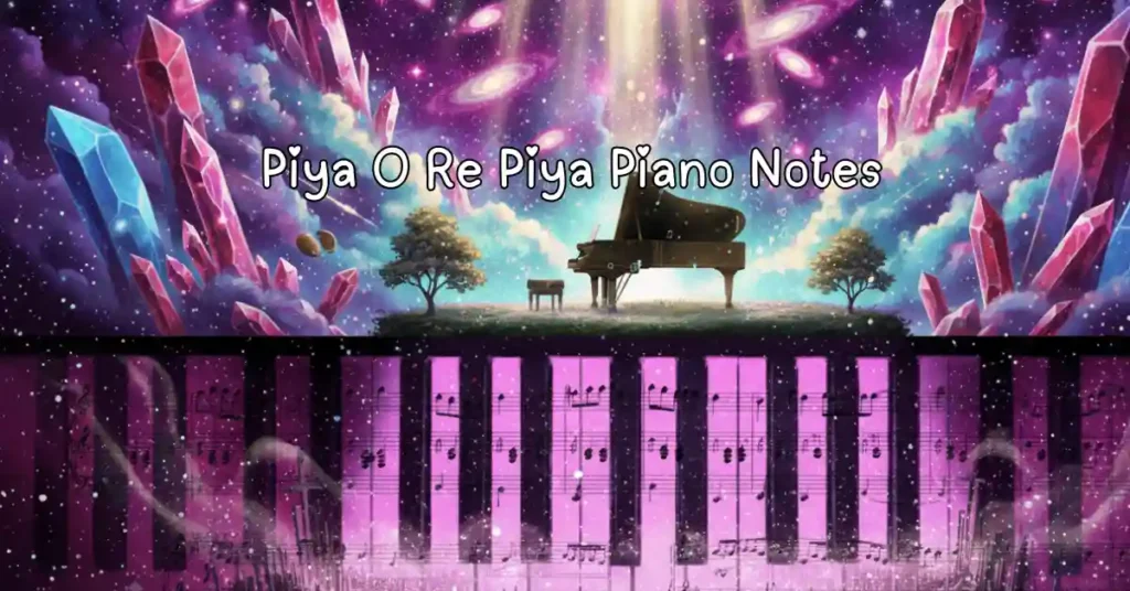 Piya O Re Piya Piano Notes