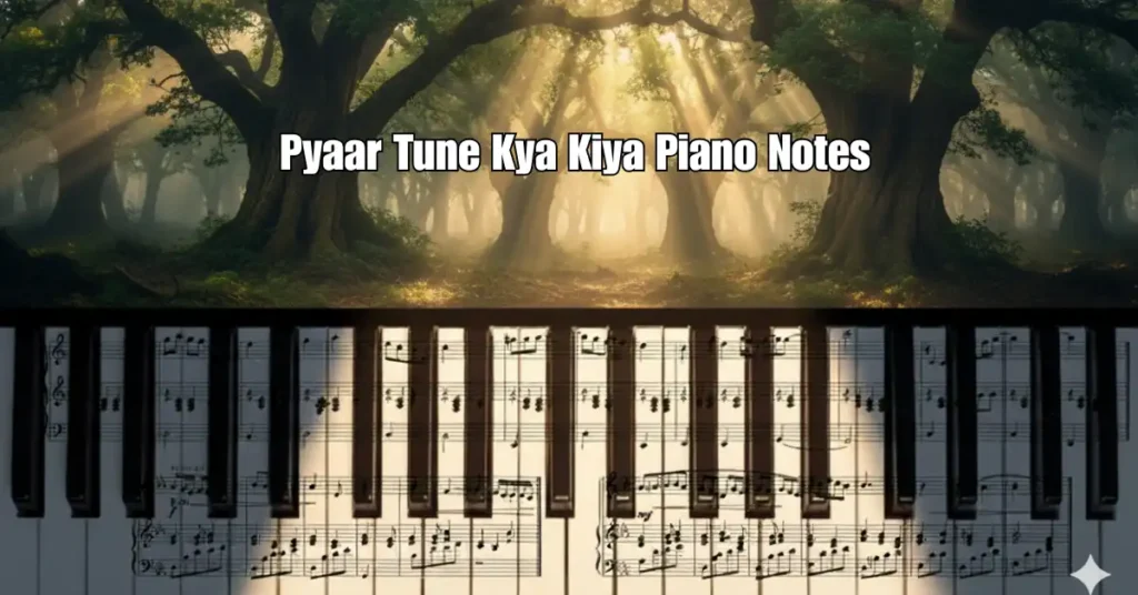 Pyaar Tune Kya Kiya Piano Notes