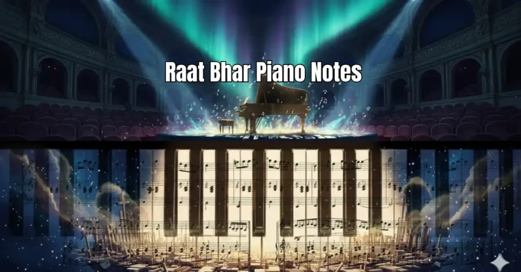 Raat Bhar Piano Notes