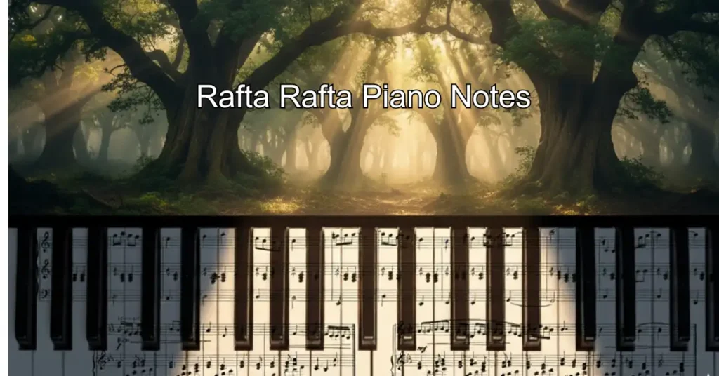 Rafta Rafta Piano Notes