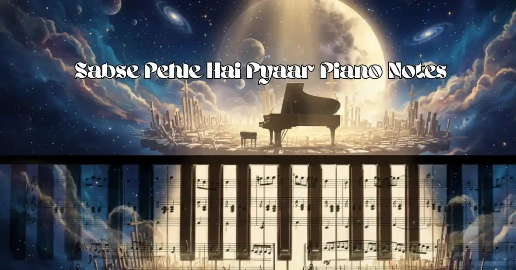 Sabse Pehle Hai Pyaar Piano Notes