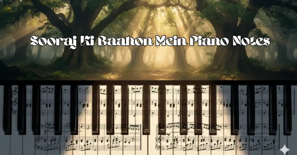 Sooraj Ki Baahon Mein Piano Notes
